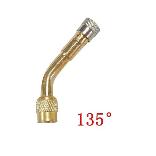 Adaptador de Válvula para Bicicleta con Tubería de Extensión, 45/90/135 Grados para Inflado de Neumáticos de Motocicleta y Bicicleta miniatura 7