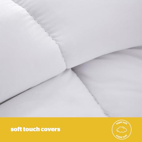 Silentnight Essentials Double Duvet - 10.5 Tog All Year Round Quilt Duvet Ideal for Summer and Winter Comfortable Soft - Hypoallergenic and Machine Washable - 200x200cm - Double