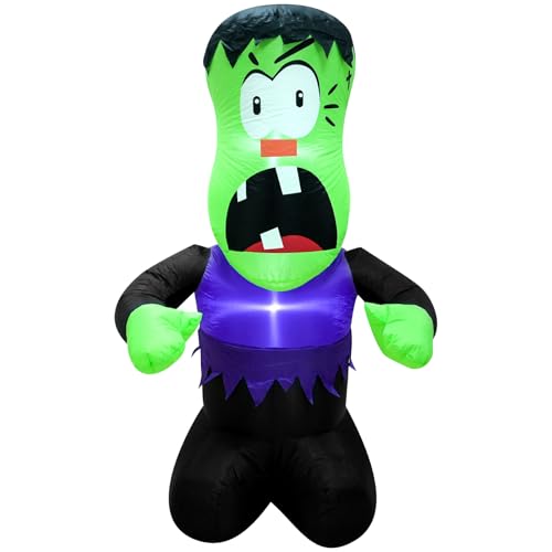 4FT Halloween Inflatable Decor Giant Ghost with LED Lights - image 8