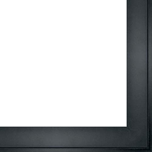 CountryArtHouse Picture Frame Moulding (Wood) 100ft bundle - Contemporary Black Finish - 1.5