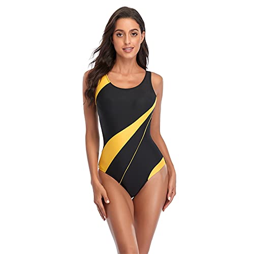 Maiô feminino plus size de uma peça, traje de banho fechado esportivo push up body feminino traje de