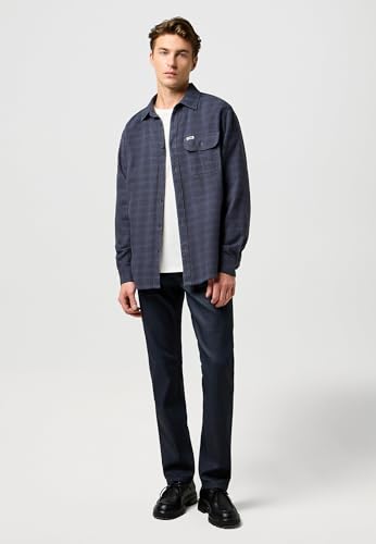 WRANGLER - Jeans Herren - Regular Straight Fit - Greensboro - Indigo Coated – Ansicht 3