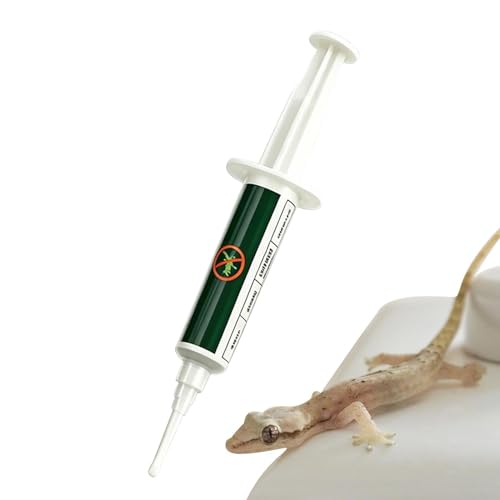 Gecko Traps for Home - 10g Sticky Gel Gnat Control - with Piston Safe Lizard Control | for Camping Home Wall Toilet Garage Balcony Basement Kitchen Indoor Crevice Area