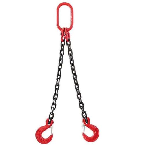 Eslinga de cadena portátil resistente, 2-4 patas con gancho y polipasto corto, elevación de 300 cm para elevación industrial