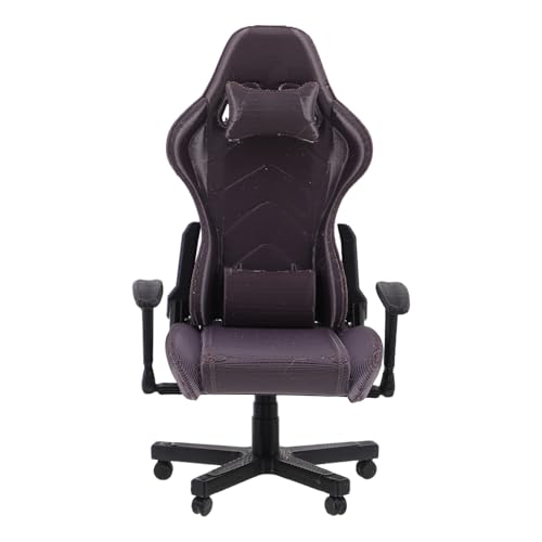VOSAREA dollhouse miniature gaming chair side angle