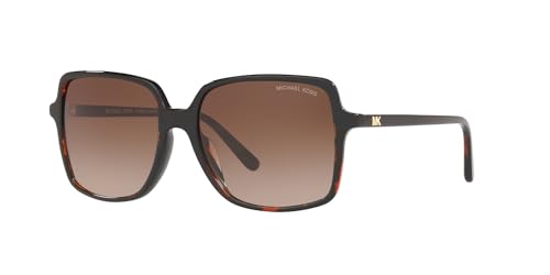 Michael Kors Women's 0MK2098U Sunglasses, Dark Havana/Brown Shaded, 56 - Image 2