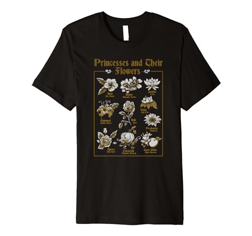 Disney Princesses t-shirt floral parfait pour flâner à Paris