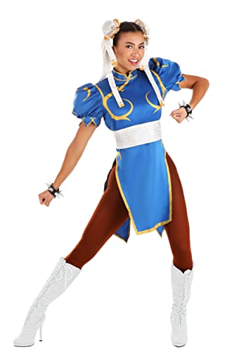 Tenue Chun Li Street Fighter femme XS pour bal costumé rétro