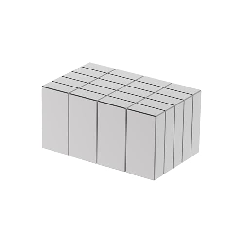 N52-3/4 L x 3/8" W x 3/16" H - 20 Pack, Strong Neodymium Bar Magnets, Powerful Rectangular Rare Earth Magnets, Heavy Duty Industrial Neodymium Block Magnet for Crafts, Hobbies image 5