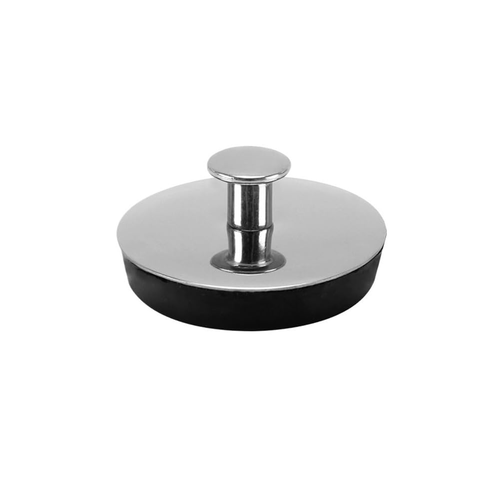 Sunrrafck One Color 1Pc Bathroom Washbasin Stainless Steel Sink Plug Bathtub Drain Stopper Rubber Plugs(L)