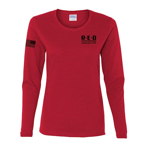 RED Friday US Military Shirt Remember Everyone Deployed Flag American Pride Men's T-Shirt