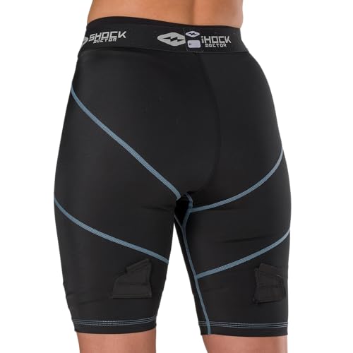 Women's Compression Hockey Short w/Pelvic Protector, Black3