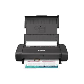 Canon PIXMA TR160 Wireless Portable Printer, 50-Sheet Paper Tray and 1.44" Display