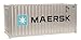 Walthers SceneMaster RS Maersk Container, 20'