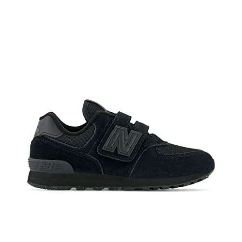 New Balance Kinder 574 Core Hook & Loop Schuhe, Black/Black, 29/M