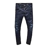 [ジースターロゥ] D-Staq 3D スリム ジーンズ ストレッチ インディゴ デニムパンツ メンズ D05385-6590