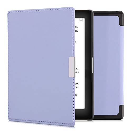 kwmobile Carcasa Compatible con Kobo Aura Edition 1 Funda - Funda con Tapa y Cierre magnético de Cuero sintético - Lila