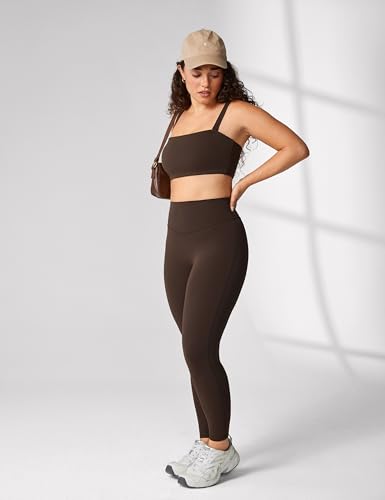 Hugcurve Women's Convertible Sports Bra Bandeau Strapless Tube Top Padded Wireless Yoga Workout2