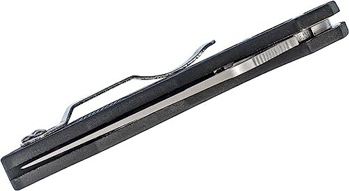 Image of Spyderco Byrd Meadowlark 2 Lightweight Knife with 2.90 inch Stainless Steel Blade and Black Non-Slip FRN Handle - CombinationEdge - BY04PSBK2