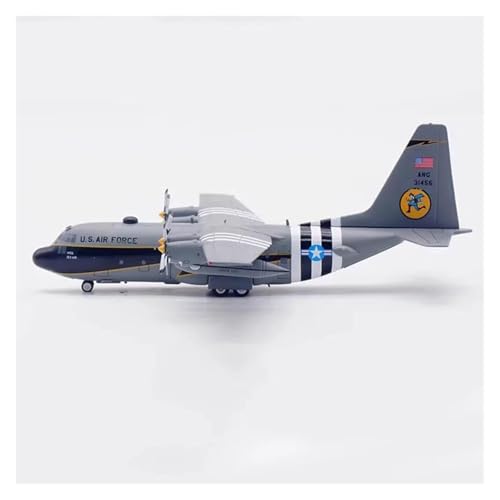 Modelo C-130H Hercules 1:200 réplica metálica compacta para vitrinas sin espacio 2