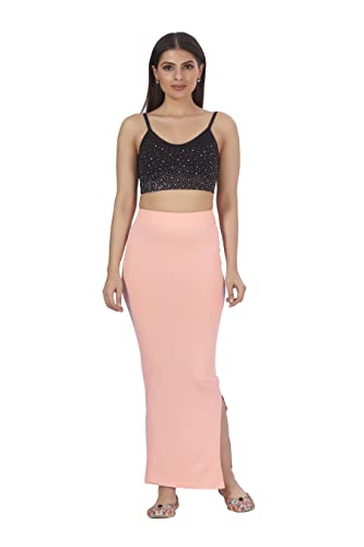 Image of Studio Shringaar Women's Pure Cotton Stretchable Saree Shapewear Petticoat