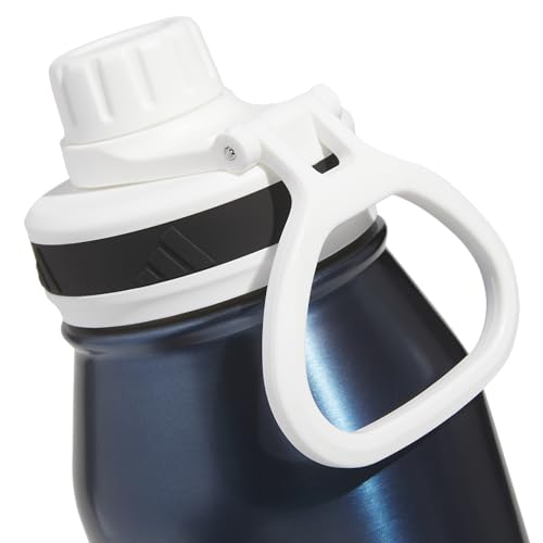 Image of adidas Metal Water Bottle 1L | Double-Wall Insulated, Leak-Resistant Lid, Stays Cold 24 Hours, Stays Hot 12 Hours, Swap-Friendly Lid, Workouts & Daily Use
