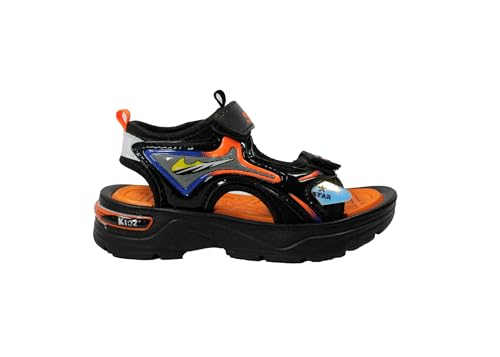 STAR KIDZ Unisex Kids Flat Sandal for Outdoor and Indoor Wear | Sports Pro Walking Casual Fashion Sandals | Comfortable Everyday Sandals for Kids (Black_5UK) (B0DFC8ZM9D) Amazon Price History, Amazon Price Tracker