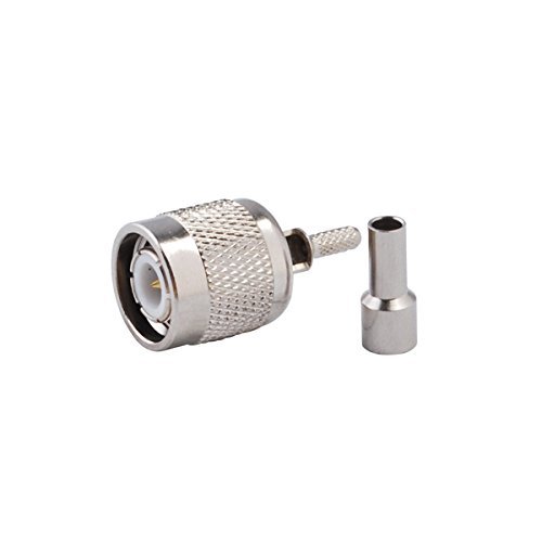 2pcs Rf Electronics Wire Terminal Connector TNC Male Straight for Coaxial Cable Rg174 Rg316 RFC100 Ships from USA