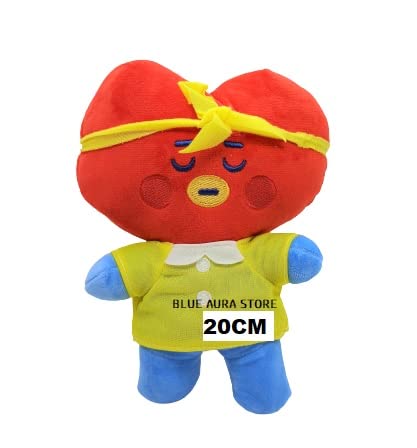 BTS Plush Toy Tata 20CM Goodnight Version BT21 Standing Stuffed Plush Soft Toy Plushie | Tata Night