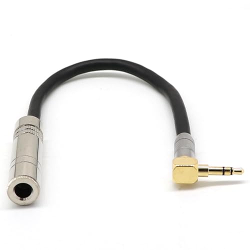Cable audio Jack 6.35 hembra a 3.5 macho 2 unidades miniatura 3