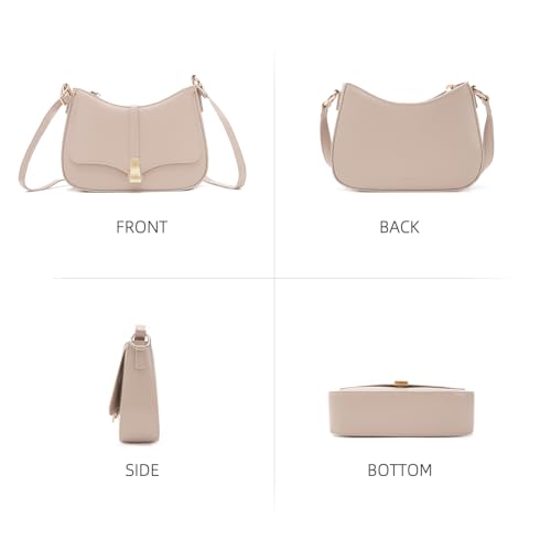 Vintage Crescent Shoulder Bag for Women - Genuine Leather Retro Clutch & Tote4