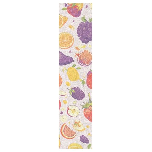 Feuilles de grip pour skateboard haute résistance ruban antidérapant fruits oranges ados