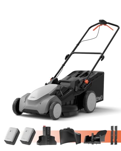 Image of Litheli 40V Lawn Mower Electric, Push Mower, Lawnmower Battery Cordless