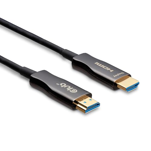 Club 3D HDMI 2.1 Hybrid AOC �P�[�u�� 8K60Hz/4K120Hz 48Gbps 50m (CAC-1393)
