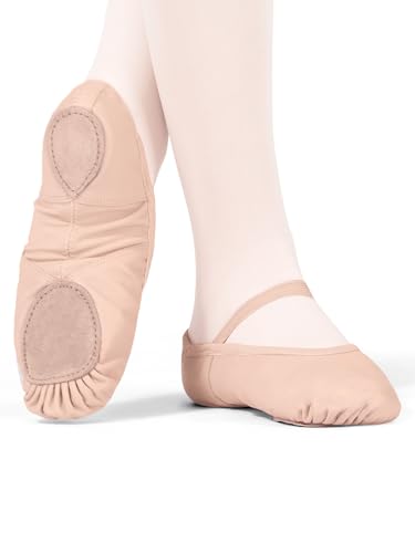 Theatricals Adult Spandex Arch Leather Split-Sole Ballet Shoes4