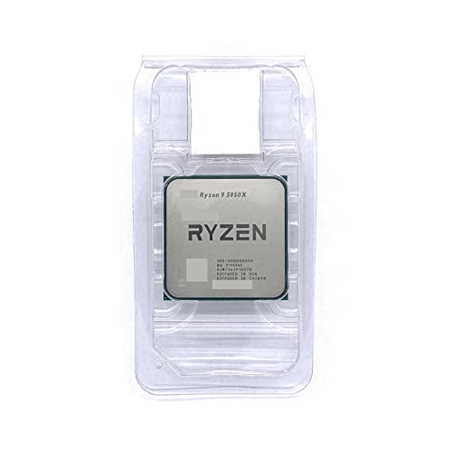 R9 5950x CPU 5950x デスクトップ コンピューター プロセッサー 3.4GHz 100-100000059 PCIe 4.0 AM4 105W TSMC 7nm FinFET 64MB Tanpa Kipas