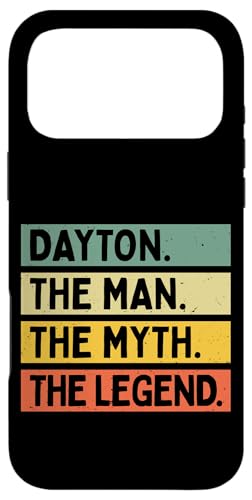Dayton The Man The Myth The Legend�ʔ������O������p �X�}�z�P�[�X iPhone 17 Pro Max �p