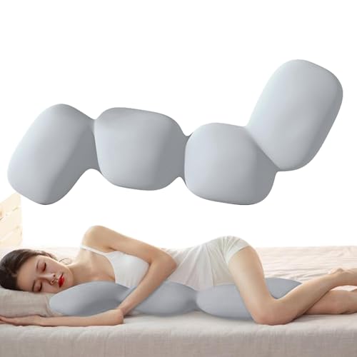 Almohadas Para Dormir De Lado Para Adultos,Almohada Corporal Para Adultos - Cuerpo con forma de caballito de mar para personas que duermen de lado,Inserto de almohada grande, almohada corporal l