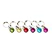 Produktbild Ogquaton 6 Stücke Bunte Weihnachtskugel Weinglas Charms Marker Tags Set Stehtisch Party Weihnachtsdekoration Langlebig und Nützlich
