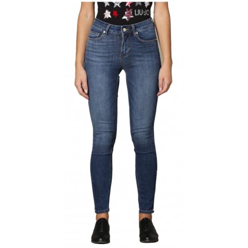 Liu Jo Damen Jeans Divine Blue Denim 30