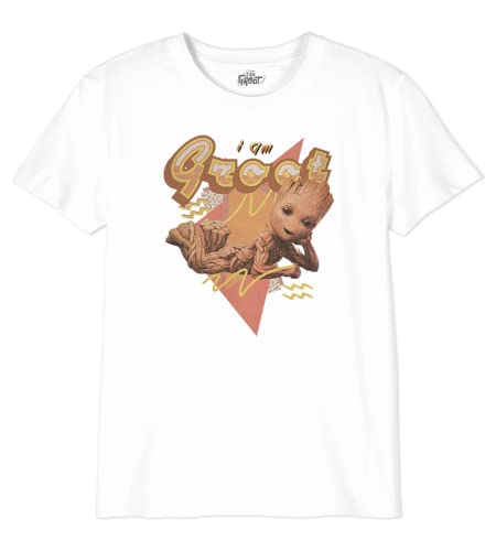 Marvel boiamgmts009 Camiseta, Blanco, 10 Años para Niños