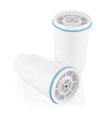 ZEROFILTER ONLINE ZR-017 | Filtros de agua de repuesto para jarras y dispensadores | Compatible con jarras de agua cero | 0 TDS para quitar plomo, metales pesados, cloro, fluoruro PFOA/PFOS (2)