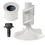 US-Based Supplier – WH43X30957 Washer Agitator Assembly 17" H 17" D WH43X24454 Fabric Softener Dispenser Cup WH02X24374 SCR 1/4-20, 2A SINULOC Screw KIT Compatible with GE, Hotpoint Washers