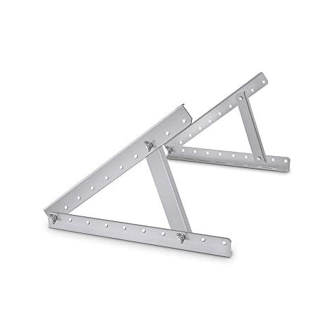 Newpowa Adjustable Solar Panel Tilt Mount Brackets Kit Folding Tilt Legs for Off-Grid, RV, Roof, Boat (20inch Width) Cover