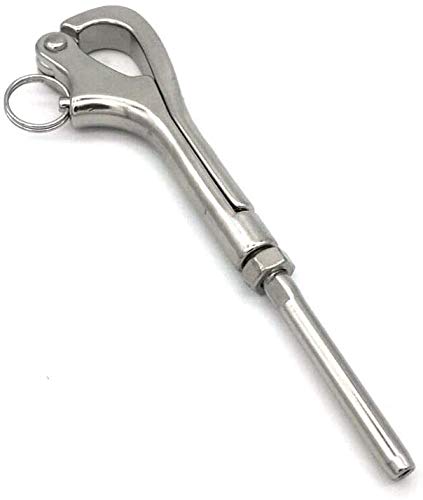 316# Stainless Steel Quick Release Pelican Hook Shackle Sailing Boat Yacht for 1/8" Wire