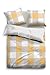 Produktbild TOM TAILOR 0069404 Bettwäsche Garnitur mit Kopfkissenbezug Baumwoll Satin 1x 155x200 cm + 1x 80x80 cm, Lemon