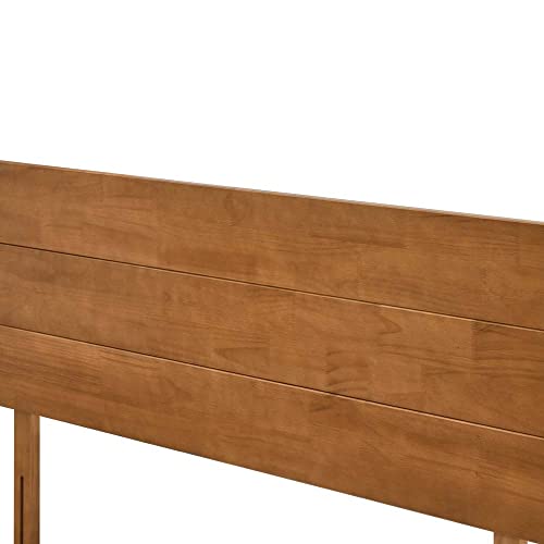 Musehomeinc Solid Wood Headboard For Queen/King Size Bed With Flat Panel Design, Match With Our Floating Bed Frame, Teak, Queen/King (King) #TOP2
