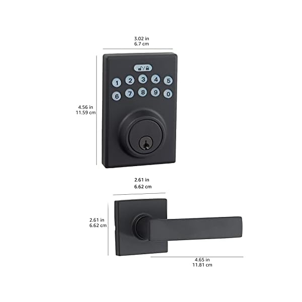 Amazon-Basics-Contemporary-Electronic-Keypad-Deadbolt-Door-Lock-With-Passage-Lever-Matte-Black-662-cm-x-1181-cm Amazon-Basics-Contemporary-Electronic-Keypad-Deadbolt-Door-Lock-With-Passage-Lever-Matte-Black-662-cm-x-1181-cm