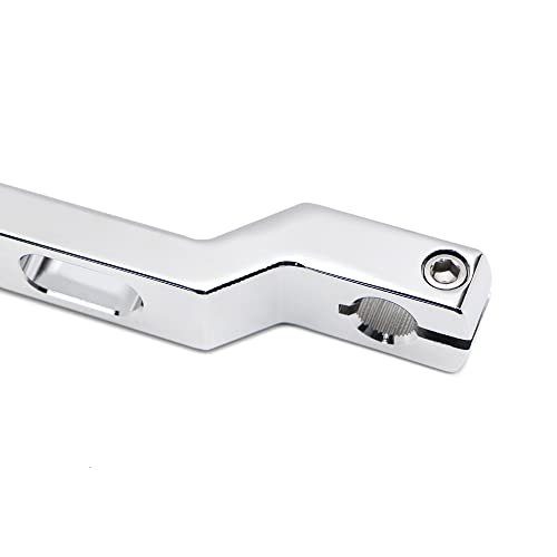 Dreamseek Motorcycle Heel Toe Shifter Lever + Shift Peg for Harley FL Softail/Touring, Road King, Street Glide/Tri Glide Trikes (Chrome) by Dreamseek - Image 7