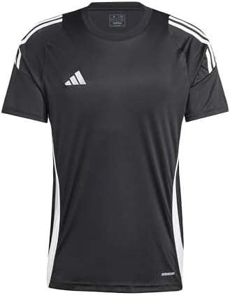 Camiseta Adidas Tiro 24 Preta e Branca